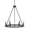 Capital Lighting Pearson 6 - Light Chandelier in  Black Iron - 2 of 2