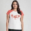 Calypsa Women's Loose Fit Short Sleeve UPF 50+ Adele Swim Top - 3 of 4