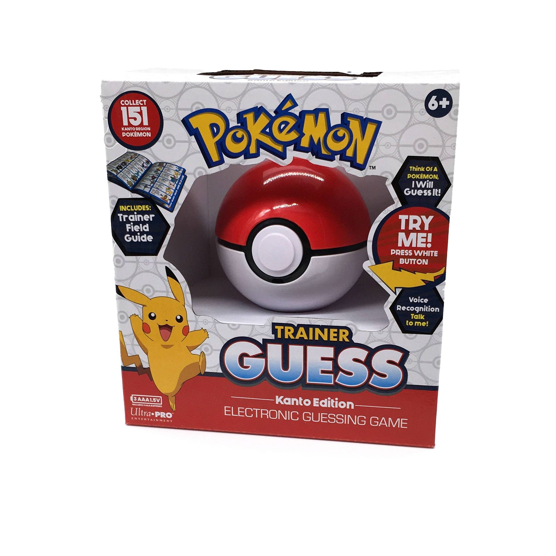 Ultra PRO Pokemon Trainer Guess Kanto Board Game: Creative Thinking & Problem Solving, 1+ Players, Includes Game Board
