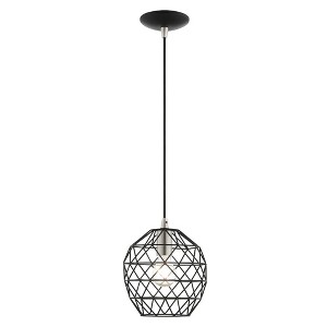 Livex Lighting Geometric Shade 1 - Light Pendant in  Black - 1 of 1