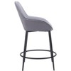 Zuo Vila Counter Stool (Set of 2) Gray - 2 of 4