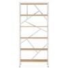 Resenkos Bookshelf, Bookcase Standing Shelf Unts,71" Bookshelf, Industrial Etagere Bookcase 6 Shelf Display Rack, - 4 of 4