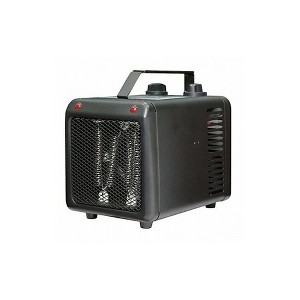 Dayton  Portable Elct Heater,Blk,6-3/4" H 3VU37 - 1 of 4