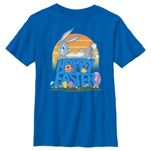 Boy's Looney Tunes Bugs Bunny Happy Easter T-Shirt - 1 of 4