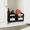Farmlyn Creek Baskets for Organizing Bathroom, Laundry Room, Washroom or Playroom, Stylish and Sleek Versatile Small Plastic Baskets - 2 of 4