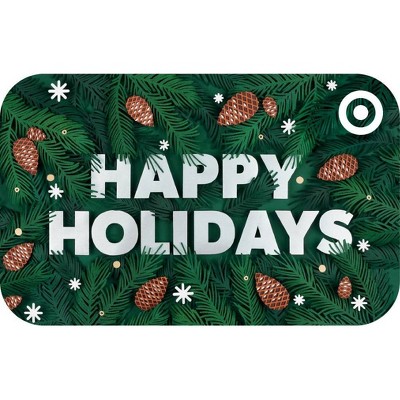 Happy Holiday Pines Target GiftCard