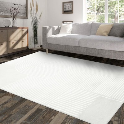 Modern Abstract Rugs Solid Rug Geometric Rug