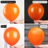 PartyWoo Balloons Tangerine Orange Dark Deep 36 18 12 10 5 Inch 127 pcs - 3 of 4
