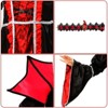 Royal Vampire Costume for Girls,Victorian Vampiress Queen Dress Up,Noble Medieval Queen Halloween Dress up - 3 of 4