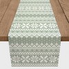 Creative Products Sage Sweater Pattern 16 x 90 Poly Twill Table Runner - image 3 of 3