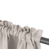 Sweet Jojo Designs Window Curtain Panels 84in. Botanical Leaf Linen Beige Off White - 4 of 4