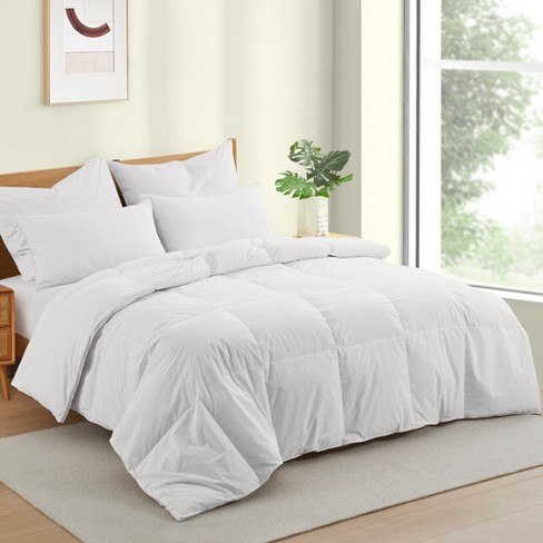 Gray Goose Down Feather king Comforter 