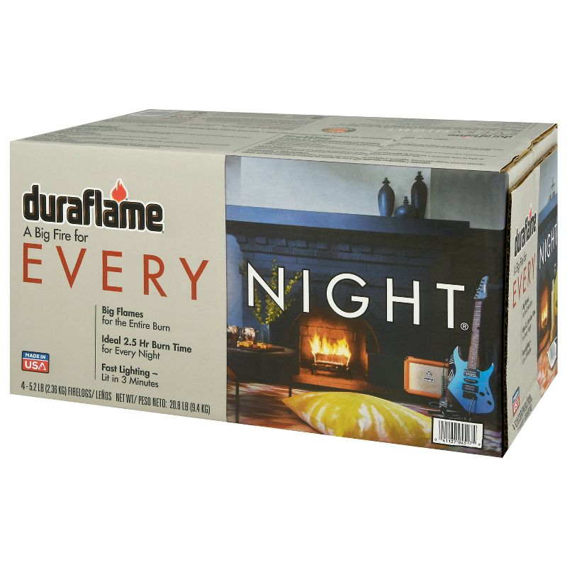 Duraflame 4pk 5.2lbs Every Night Firelogs, 4 of 11