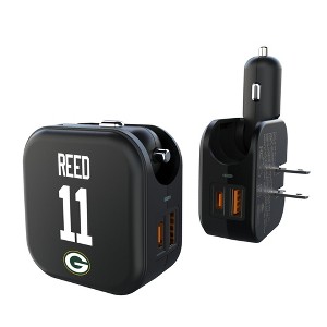 NFL Green Bay Packers Players Game Tactic 18-Watt 2 in 1 USB A/C Charger - 1 of 3