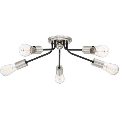 Quoizel Lighting Latitude 5 - Light Flush Mount in  Earth Black
