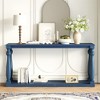 XINGHANZHENXUAN Console Table with Bottom Shelf & Vase Legs for Entryway, Hallway, Living Room, Bedroom Decor - 3 of 4