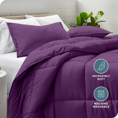 Plum Queen Ultra-Soft Microfiber Comforter Set - 3 Pieces