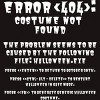 Men's Design By Humans Halloween Error 404 Costume Not Found Apparel, Funny Geeky By khaledned99 T-Shirt - 2 of 4