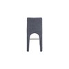 Meridian Furniture,Gramercy Blue Linen Textured Fabric Stool - 2 of 4