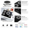 Cosmo COS-304TBECC 30 in. Electric Ceramic Glass Cooktop, 4 Burners, Triple Zone Element, Sync Burners, Hot Surface Indicator Light and Touch Controls - 3 of 4