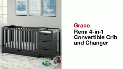 Graco remi 4 in 1 crib and sales changer