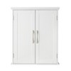 Teamson Home Wooden Bathroom Furniture, Wall Medicine Cabinet, White - image 3 of 4