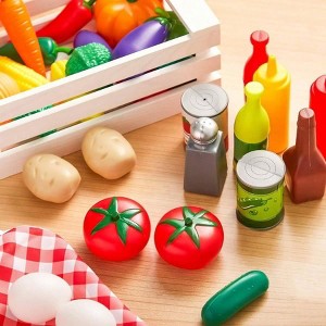 Play Food Set 135 Pieces, Kitchen Toy , Role Play, Fake Food, Party Favors, Christmas Stocking Stuffers - 1 of 4