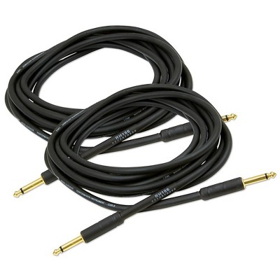 Musician's Gear Standard Instrument Cable 20 Ft. 2-Pack