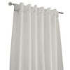 Habitat Sierra Light Filtering Blend of Elegance and Simplicity Slub Texture Dual Header Curtain Panel White - 3 of 4
