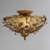 Maxim Lighting Elegante 3 - Light Semi-Flush Mount in  Etruscan Gold - 4 of 4