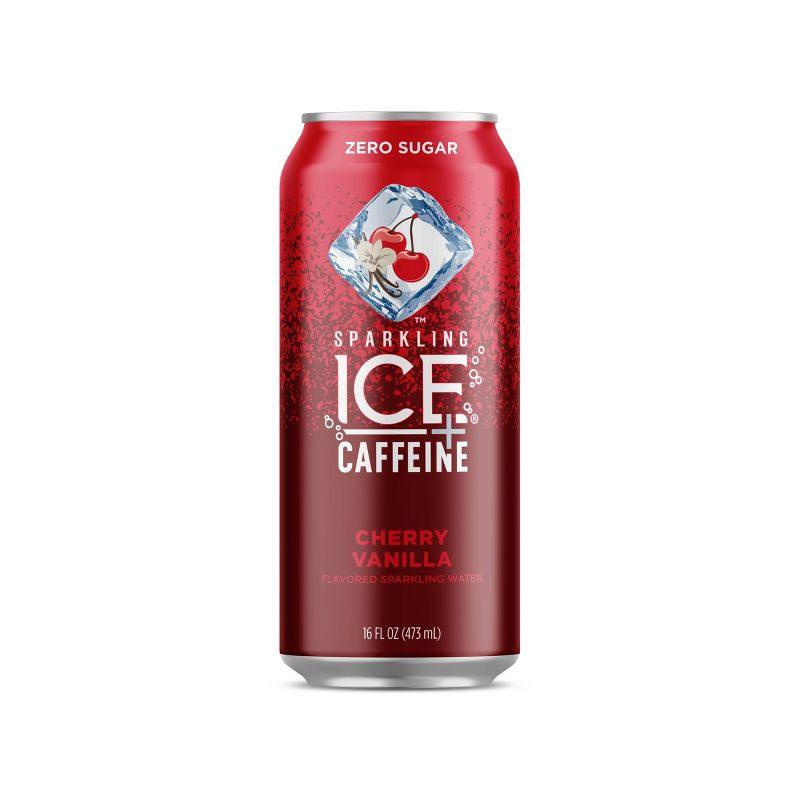 Sparkling Ice Cherry Vanilla + Caffeine - 16 fl oz Can, 1 of 11