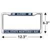 Cal State Monterey Bay Alumni Logo Full Size Standard License Plate Metal Frame - 4 of 4