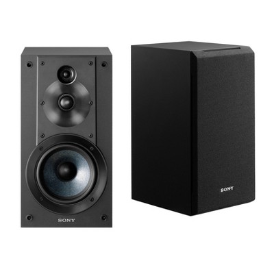 Sony SSCS5 3-Way 3-Driver Bookshelf Speaker System Black, Pair
