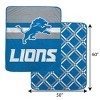 NFL Detroit Lions Double-Sided Diamond Back Ultra Cozy Throw Blanket - 4 of 4