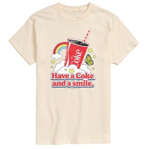 Men's - Coca-Cola - Have A Coke And A Smile Short Sleeve Graphic T-Shirt - 1 of 4