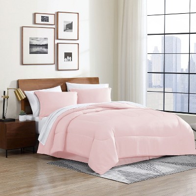 Swift Home | 8-Piece Ultra Soft Solid Bed-In-A-Bag Bedding Set