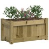 vidaXL Garden Planters 2 pcs Impregnated Wood Pine - 4 of 4