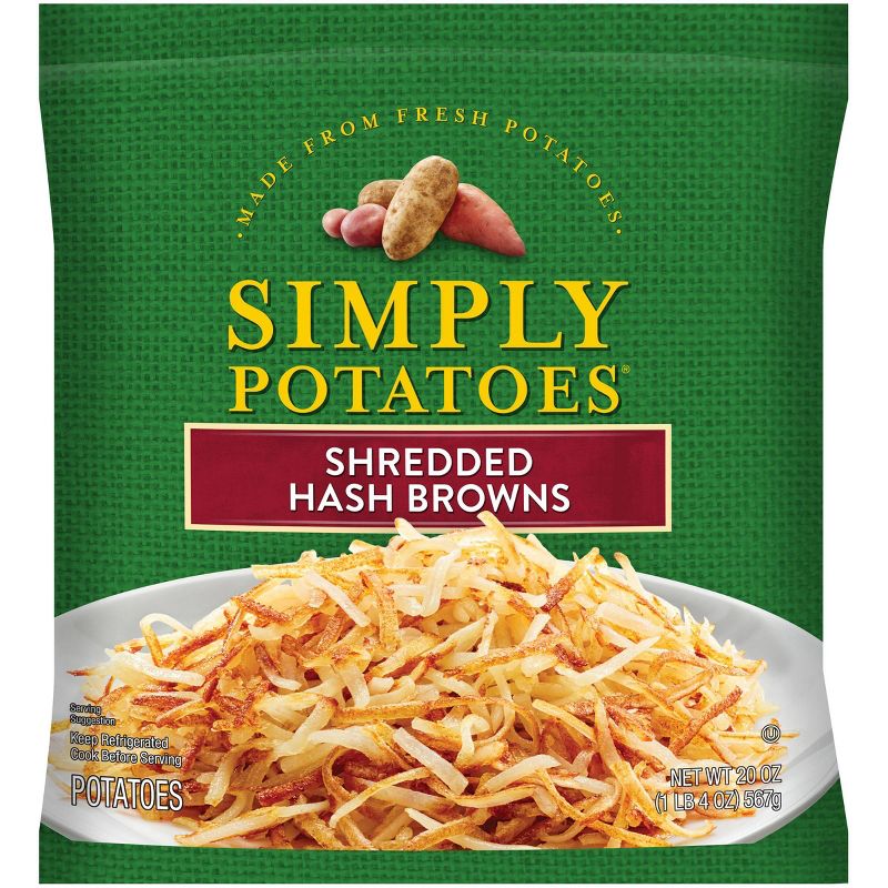 Simply Potatoes Gluten Free Shredded Hash Browns - 20oz, 1 of 5