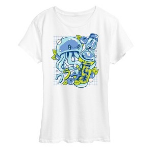 Women's - Instant Message - Jellyfish Ramune Short Sleeve Graphic T-Shirt - 1 of 4
