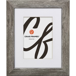 Craig Frames Gray Barnwood Picture Frame, Matted - 1 of 1