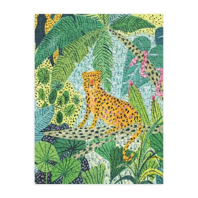 Ambers Textiles Jungle Leopard Jigsaw Puzzle - Deny Designs