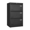 Metal Filing Cabinet Lateral File Cabinet 3 Drawer with Lock, Locking Metal File Cabinets, Office Filing Cabinet, Secure Filing Cabinet - 3 of 4