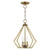 Livex Lighting Prism 3 - Light Chandelier in  Antique Brass - 4 of 4
