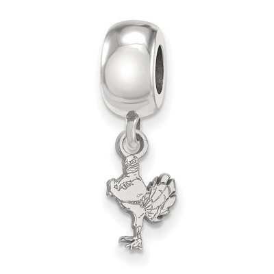 Black Bow Jewelry Sterling Silver Virginia Tech Hokies NCAA Bead Charm