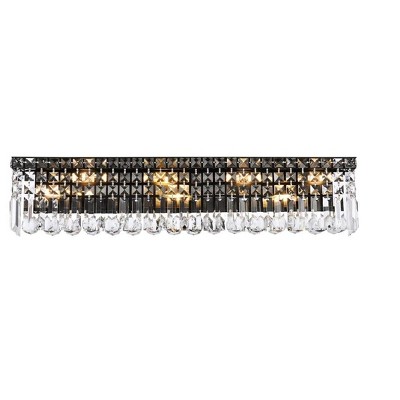 Elegant Lighting Maxime 30 inch black wall sconce