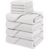 American Soft Linen Turkish Baby Toddler Hooded Bath Towel Set, 100% Cotton Soft Fluffy Baby Toddler Hooded After Shower Towels - 3 of 4