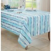 Saro Lifestyle Watercolor Print Tablecloth - 4 of 4