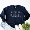 Simply Sage Market Women's Graphic Sweatshirt Hello Winter Trees - 2 of 3