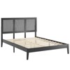 Modway Sirocco Rattan and Wood Full Platform Bed - 2 of 4