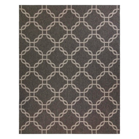 8 X 10 Levi Outdoor Rug Pewter, 8 X Square Outdoor Rug